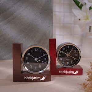 Jam Meja Kayu JMK 001